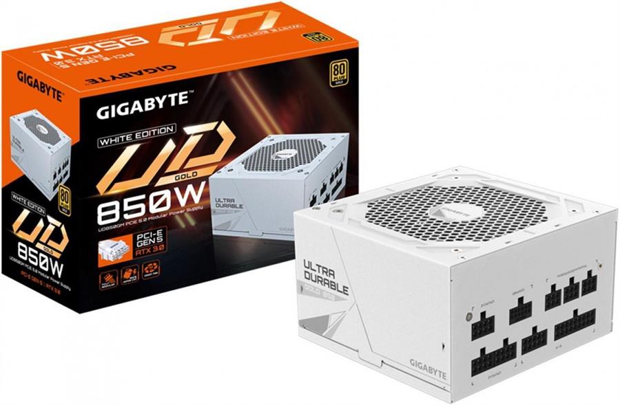 FUENTE GAMER GIGABYTE 850W 80 PLUS (BLANCA) PG5